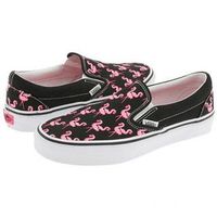 vans slip on flamingo