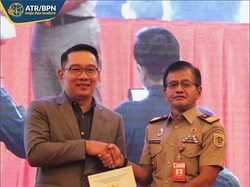 Kementerian ATR Selesaikan Ratusan Sertifikat Tanah Aset Pemprov Jabar