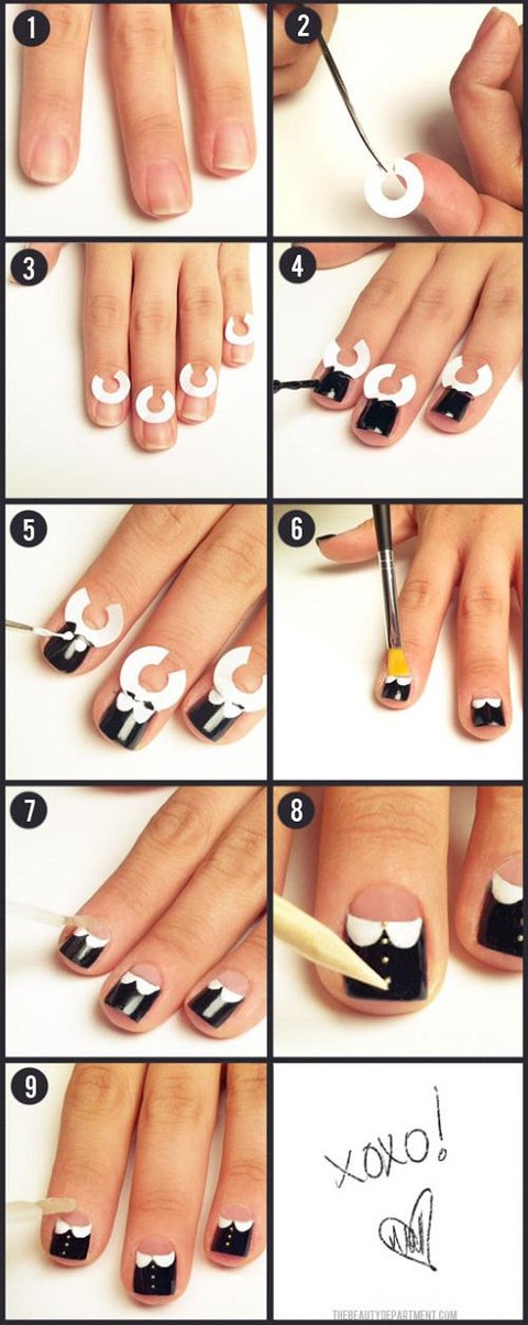 Nail Art: Bermain Dengan Warna Hitam