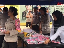Polisi Jual Kembali Puluhan Ribu Masker Hasil Sitaan, Warga Gembira