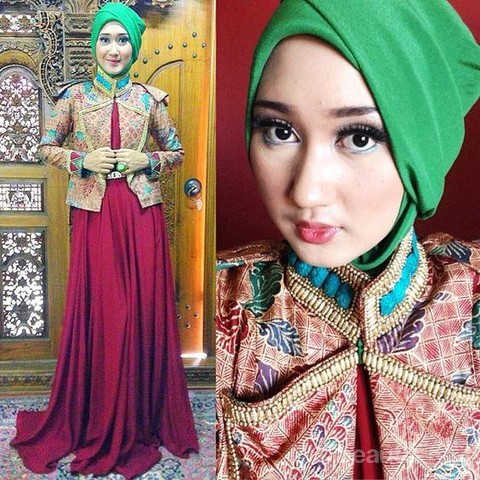 Ini Deretan Warna Hijab Ala Dian Pelangi yang Pas Buat Kondangan di