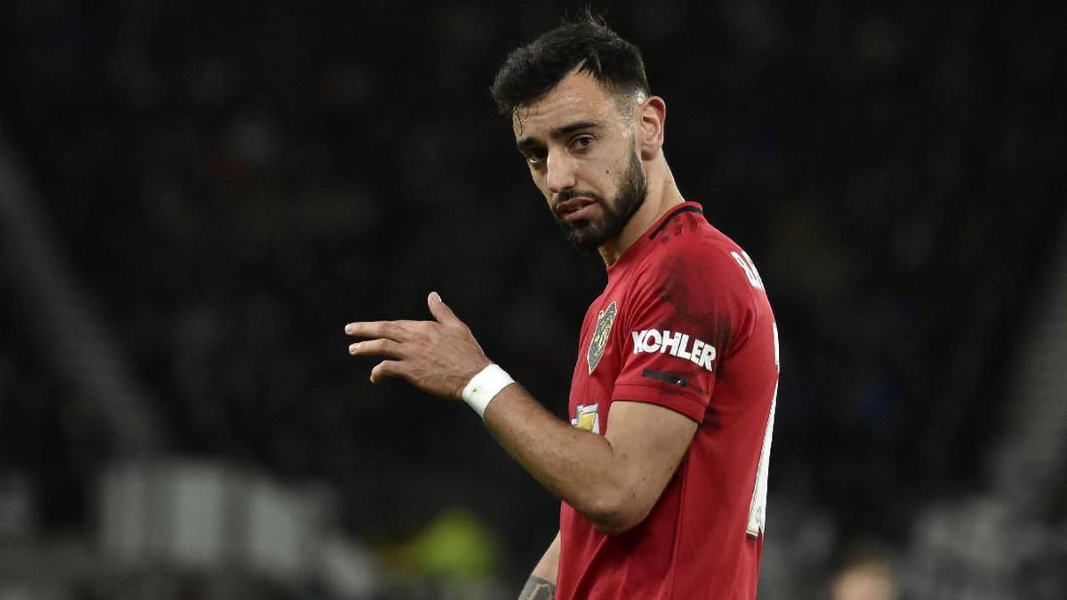 Bruno Fernandes mengira harga transfernya ke Man United terlalu besar. (Foto: Rui Vieira/AP Photo)