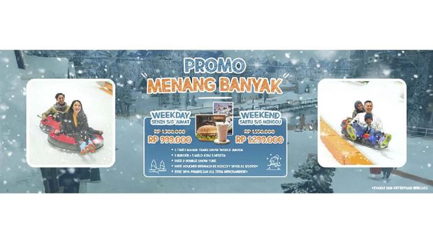 Trans Snow World Bekasi Ada Promo Menang Banyak Khusus Maret