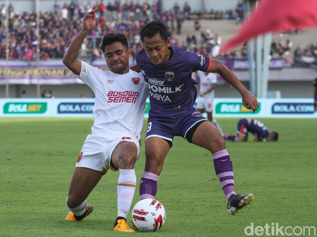 PSM Makassar bermain imbang 1-1 dengan PSM Makassar di Shopee Liga 1 2020. (Foto: detikcom/Rifkianto Nugroho)