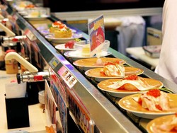 Cegah Penularan Virus Corona, Restoran Sushi Ini Stop Sajian di Conveyor Belt