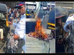 Bisa Dicontoh, Pengemudi Pakai Earphone Dirazia di India