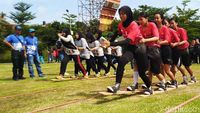 Serunya Lomba Olahraga Tradisional di Ciamis