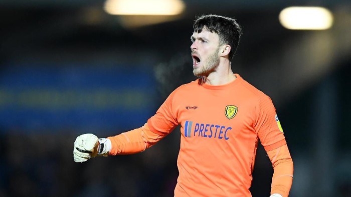 KINGSTON UPON THAMES, ENGLAND - JANUARY 28: Kieran OHara 
 of Burton Albion celebrates his sides first goal during the Sky Bet League One match between AFC Wimbledon and Burton Albion at The Cherry Red Records Stadium on January 28, 2020 in Kingston upon Thames, England. (Photo by Alex Davidson/Getty Images)