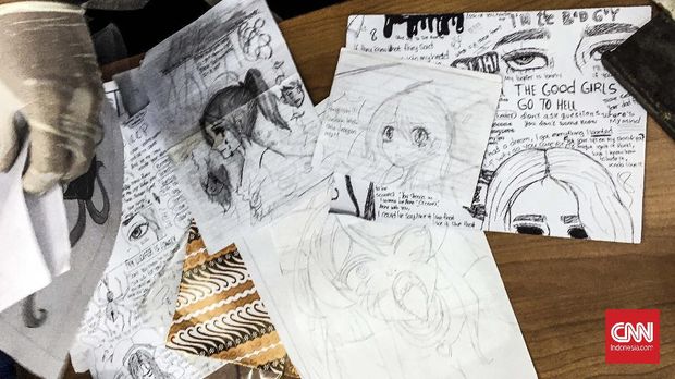 Gambar-gambar yang dibuat oleh NF.