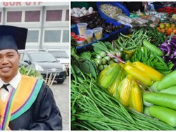 Keren! Penjual Sayur di Karanganyar Jadi Sarjana