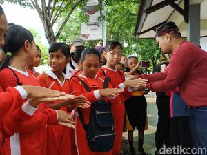Saat Anak SD di Pacitan Belajar Cuci Tangan Cegah Corona