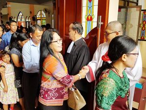 Gereja di Batam Sosialisasi Cegah Corona, Ada Simulasi Cuci Tangan