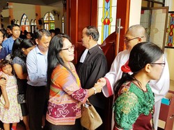 Gereja di Batam Sosialisasi Cegah Corona, Ada Simulasi Cuci Tangan