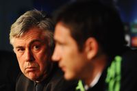 Carlo Ancelotti dan Frank Lampard