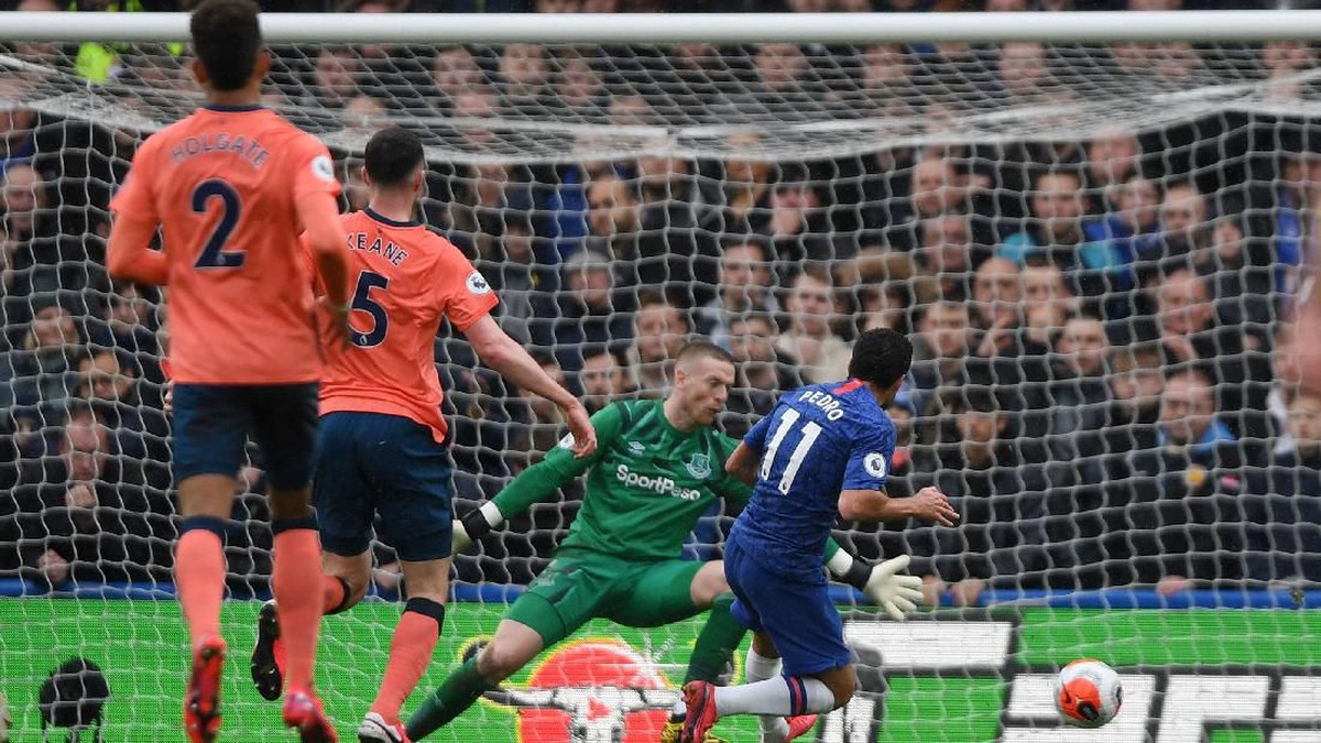 Chelsea ungguli Everton 2-0 di babak pertama (Shaun Botterill/Getty Images)