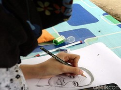 Goresan Tangan Kidal Ajaib Febby Mempesona Jokowi