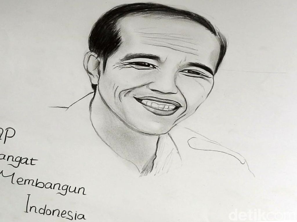 Terselip Pesan Dalam Sketsa Wajah yang Dibuat Febby untuk Jokowi Terselip Pesan Dalam Sketsa Wajah yang Dibuat Febby untuk Jokowi