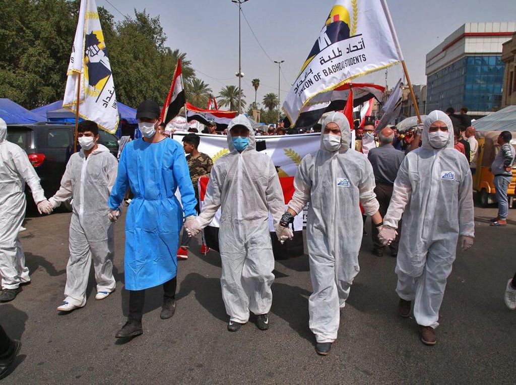 Pasien Positif Corona Capai 214 Kasus, Irak Dilockdown Pasien Positif Corona Capai 214 Kasus, Irak Dilockdown