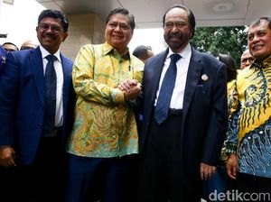 Surya Paloh Bertemu Airlangga Hartarto, Bahas Konvensi Capres? Surya Paloh Bertemu Airlangga Hartarto, Bahas Konvensi Capres?