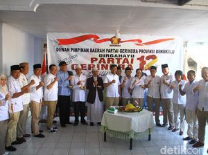 Gerindra Bengkulu Dukung Prabowo Jadi Ketum Kembali