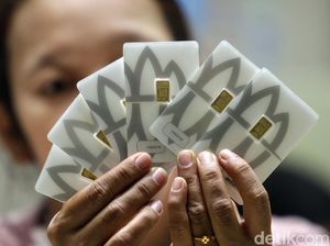 Harga Emas Pagi Ini Turun Lagi Rp 1.000