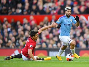 Man Utd Unggul 1-0 Atas Man City di Babak Pertama