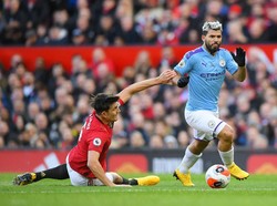 Man Utd Unggul 1-0 Atas Man City di Babak Pertama