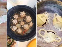 Dikarantina di Rumah, Warga China Sibuk Masak Makanan Tema Virus Corona