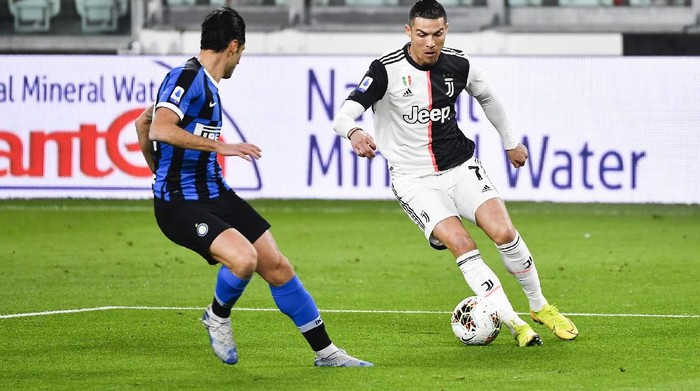 Juventus vs Inter Milan menjalani laga lanjutan Liga Italia di Allianz Stadium, Minggu (2/3/2020) dini hari WIB. Namun laga tersebut dilangsungkan tanpa penonton.