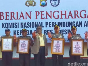 Polres Gresik Dapat Penghargaan Atas Pengungkapan Kasus Penculikan Anak