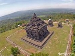 Ini Perkiraan Bentuk Utuh Candi Keboireng yang Saat Ini Tinggal Reruntuhan