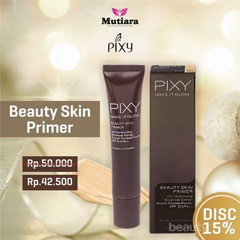 Pixy Make It Glow Beauty Skin Primer, Buat Wajah Kamu Tampak Glowing dan  Riasan Tahan Lama