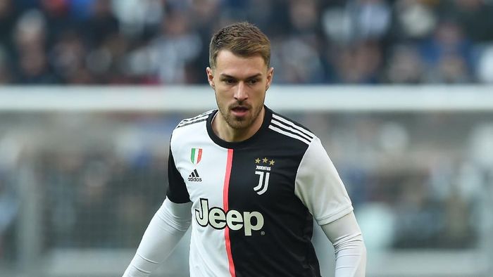 TURIN, ITALY - JANUARY 06: Aaron Ramsey of Juventus during the Serie A match between Juventus and Cagliari Calcio at Allianz Stadium on January 6, 2020 in Turin, Italy. (Photo by Chris Ricco/Getty Images)