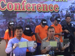Jaminkan BPKB Hasil Curian, 4 Orang Ditangkap Polres Bandara Soetta