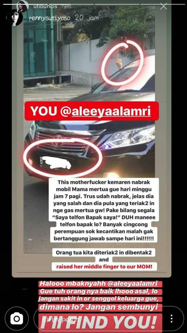 Instagram Story Renny Sutiyoso