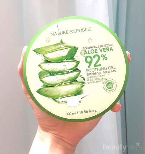 Cara penggunaan nature republic aloe vera untuk wajah