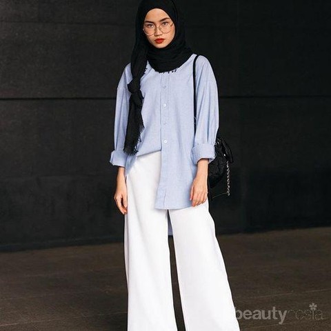 3 Atasan  Hijab  Paling Stylish untuk  Padu Padan dengan 
