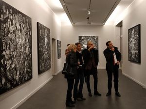 Lukisan-lukisan Seniman Bestrizal Besta Mejeng di Swiss