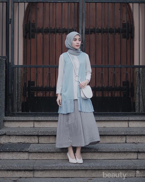 Ini Dia Inspirasi Fashion Untuk Hijabers Bertubuh Kurus Dari Aghnia Punjabi