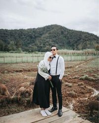 prewedding hijab simple