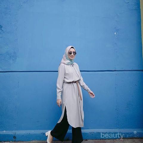 Ingin Tampil Stylish Ini Tips Mix  and Match  Tunik Hijab  