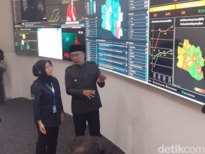 Diresmikan Ridwan Kamil, Ini Kecanggihan Jabar Command Center