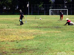 Lapangan ini telah rampung diperbaiki pada akhir Desember 2019 lalu.