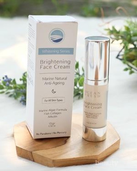 Brightening face cream