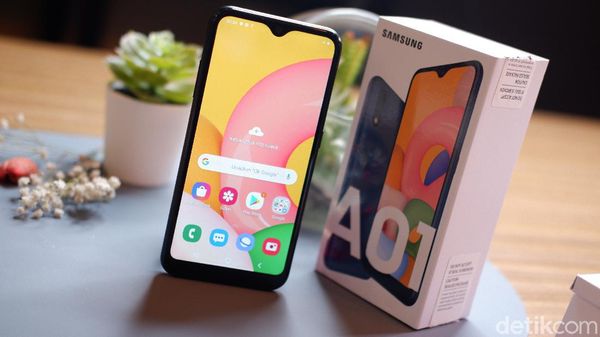 Galaxy A01, Ponsel Pemula Harga Ramah di Kantong