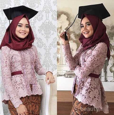 Hijabers Saatnya Tampil Memukau Di Hari Wisuda Dengan Kebaya Hijab Modern Ini