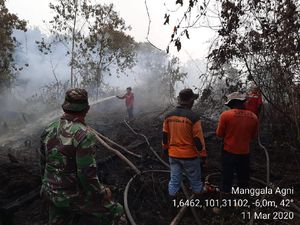 Imbas Karhutla, Kota Dumai di Riau Diselimuti Asap Tipis Pagi Ini