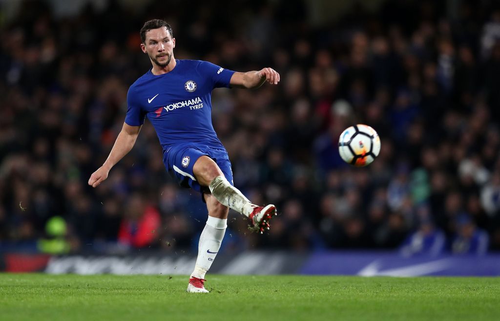 LONDON, ENGLAND - FEBRUARY 16: Danny Drinkwater of Chelsea during The Emirates FA Cup Fifth Round match between Chelsea and Hull City at Stamford Bridge on February 16, 2018 in London, England. (Photo by Catherine Ivill/Getty Images)