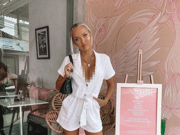 Heboh Corona, Selebgram Seksi Australia Ini Santuy Jalan-jalan di Bali