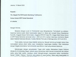 Penampakan Surat Pengunduran Diri Roy Suryo dari Partai Demokrat